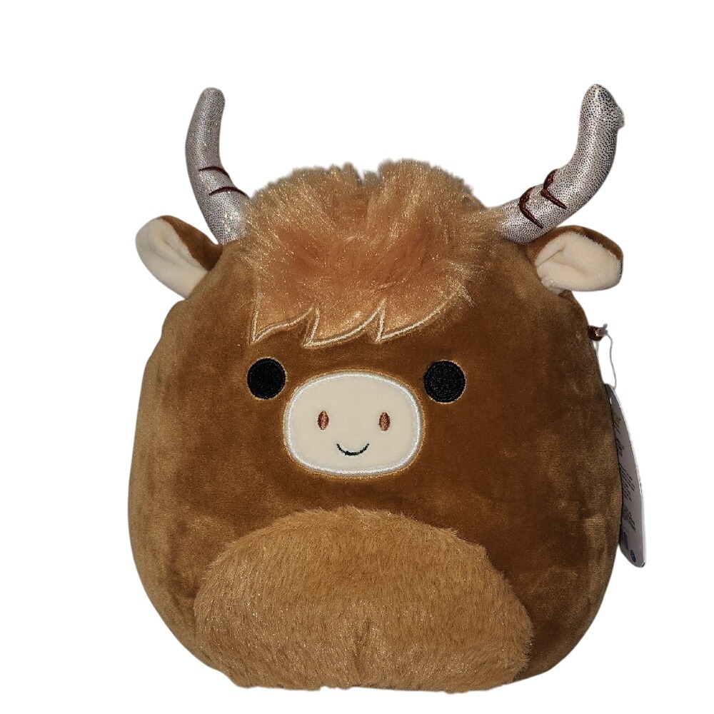 NWT Squishmallows Calton The‎ Highland Cow 8 Inch